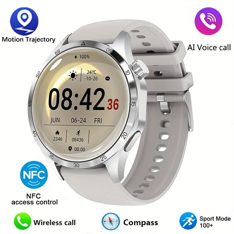 Mens Smart Watch GPS Motion Trajectory 360 Fitness Tracker