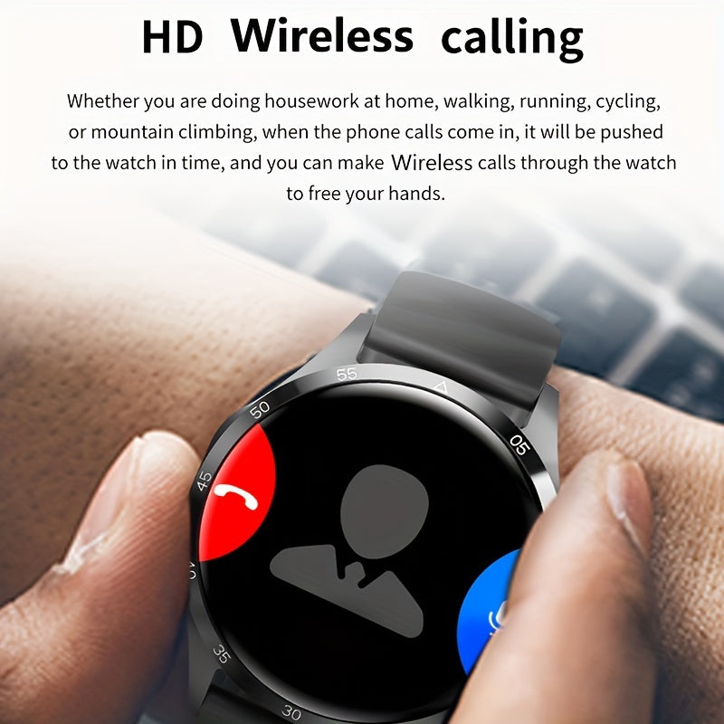 Mens Smart Watch GPS Motion Trajectory 360 Fitness Tracker