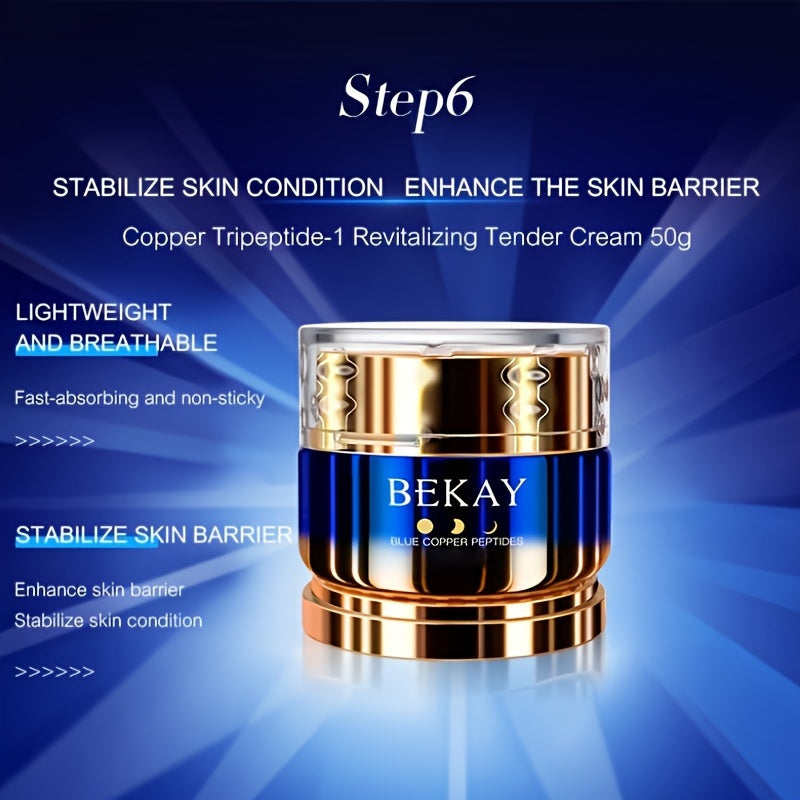 Blue Copper Peptide Skin Care Set for All Skin Types