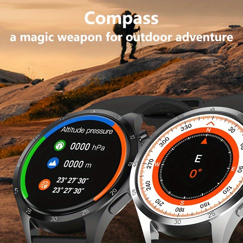 Mens Smart Watch GPS Motion Trajectory 360 Fitness Tracker