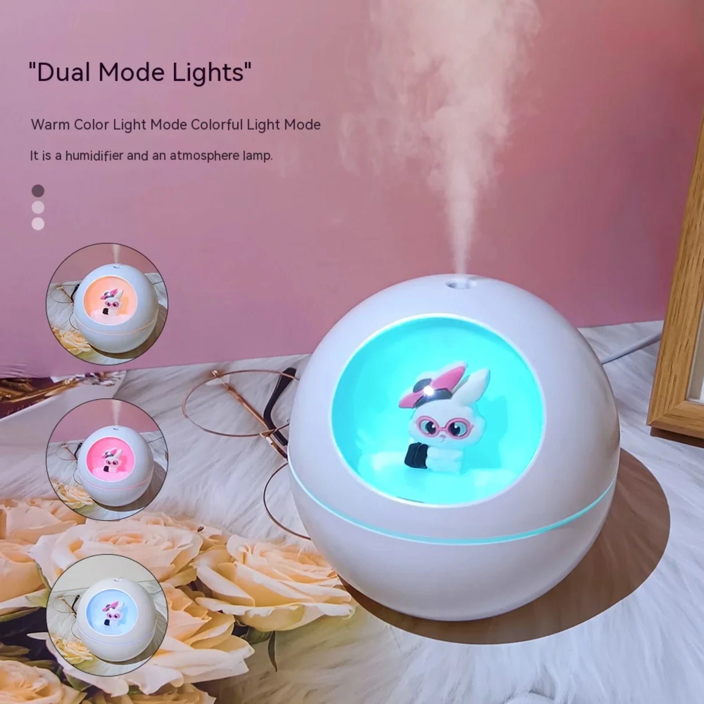 Compact Romantic Light USB Car Purifier Aromatherapy Diffuser
