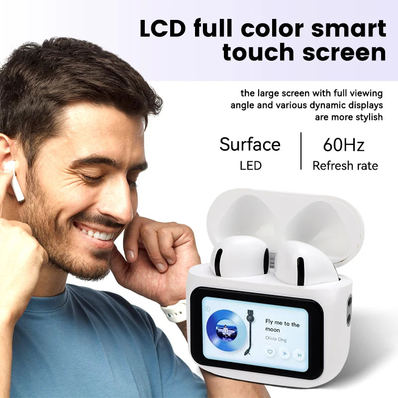Wireless Bluetooth Noise Cancelling Earbuds with Touch Control