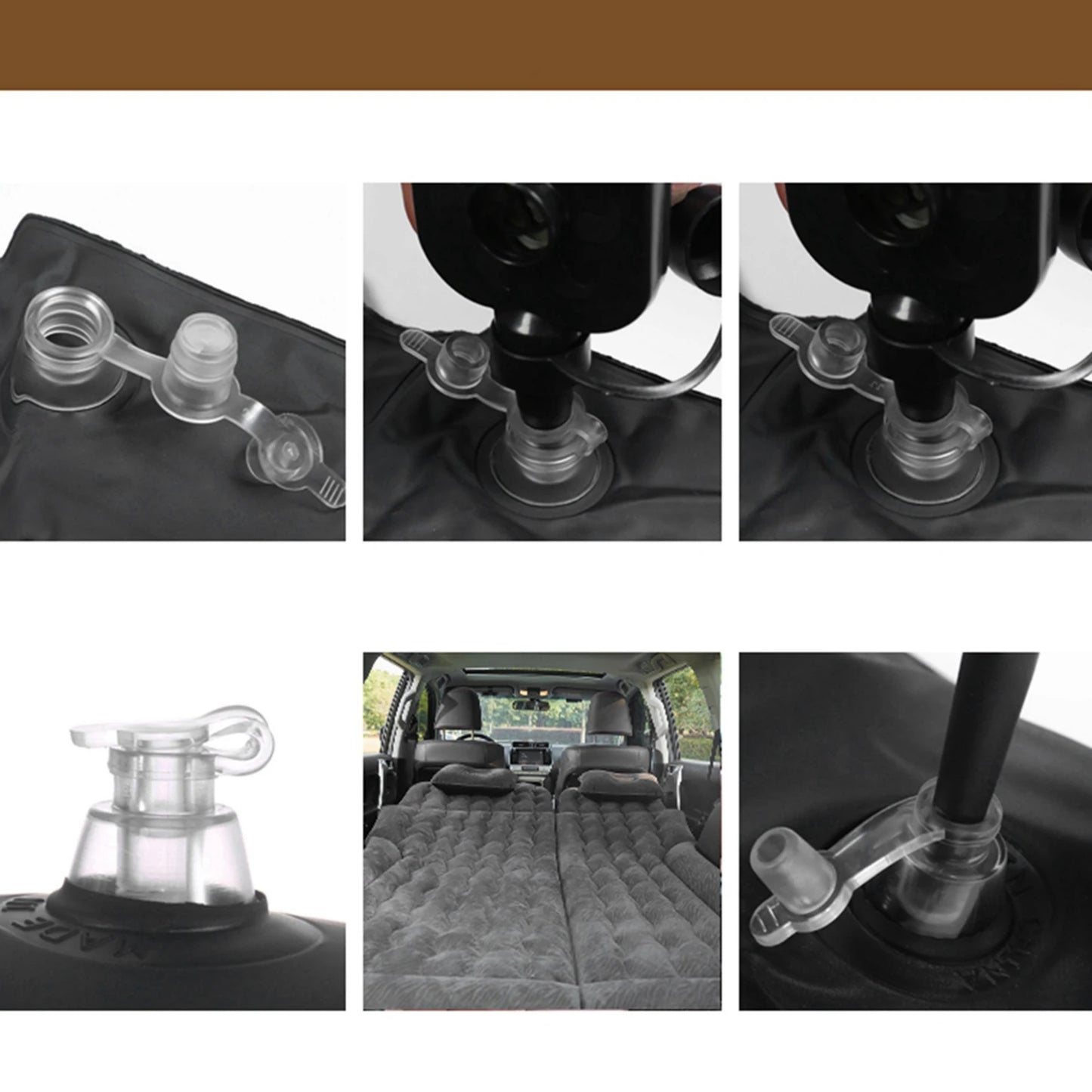 2‑In‑1 Multifunction Inflatable Travel Mattress for Cars