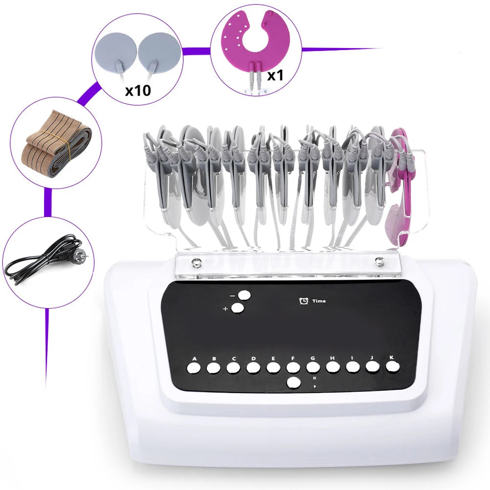 2in1 Bio Microcurrent Body Shape Breast Enhancement Massager Machine