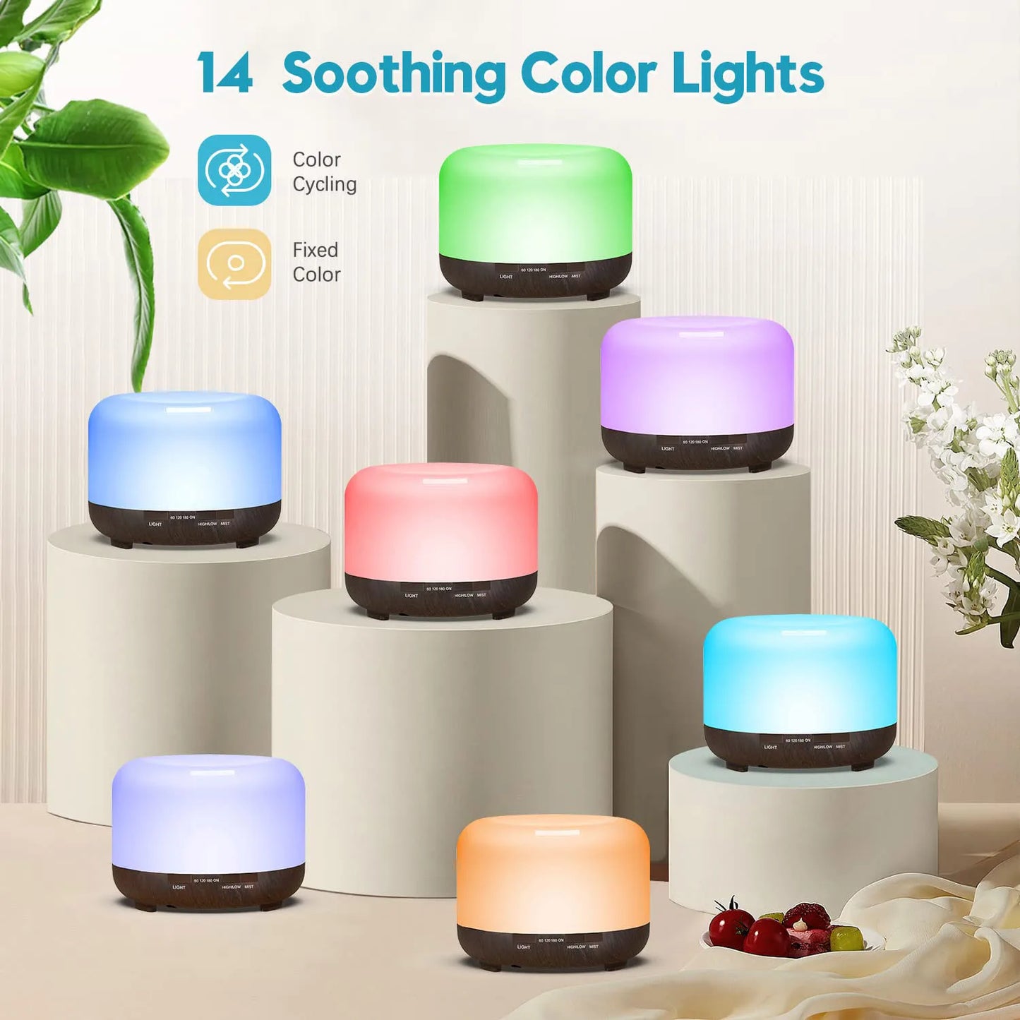 Aromatherapy Oil Diffuser With Essential Oil Set For Relaxation