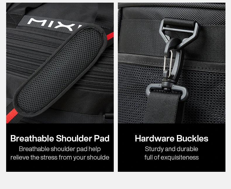 Mixi Foldable Hand Carry Duffel Bag with Wheels Waterproof