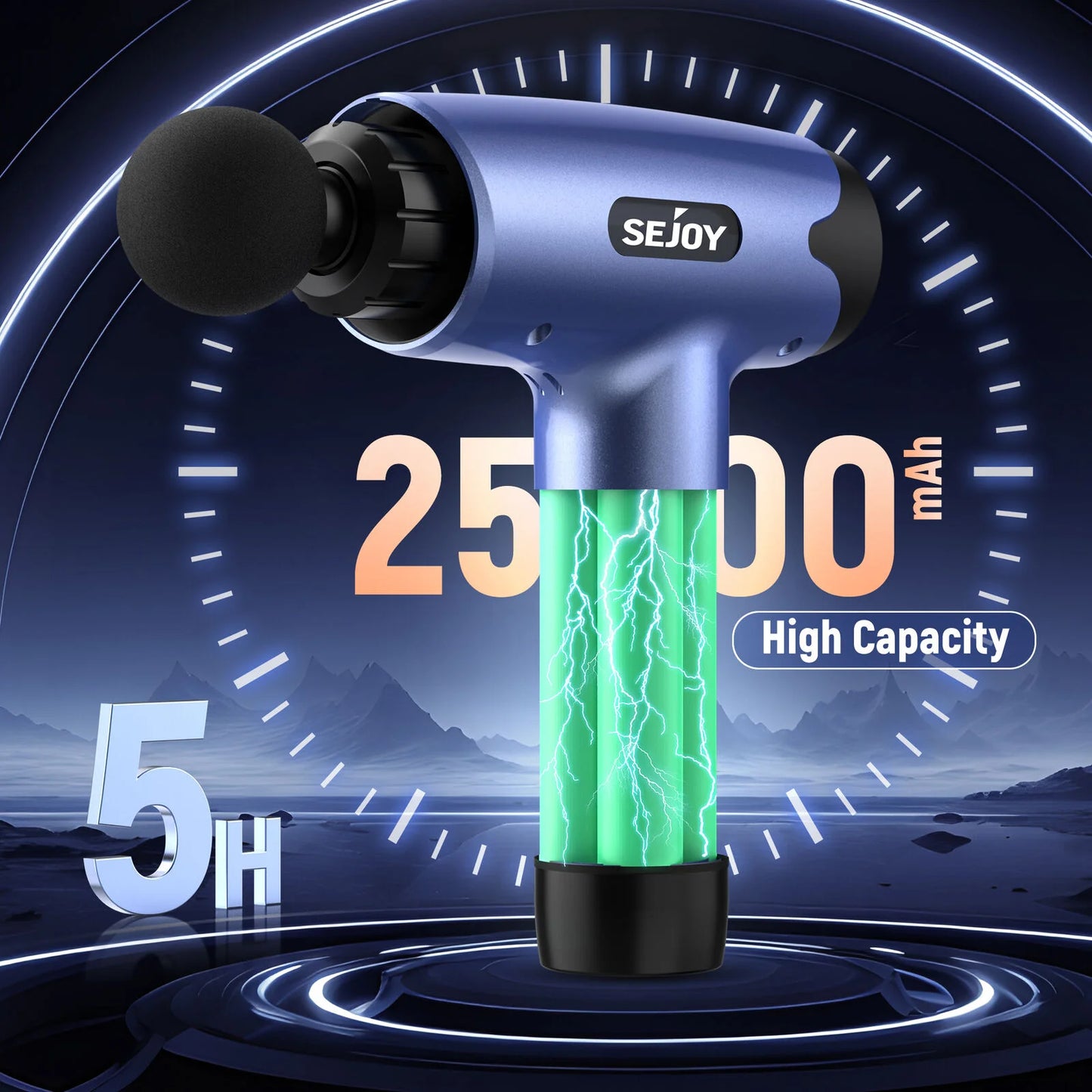 10 Speed Deep Tissue Massage Gun for Muscle Relief
