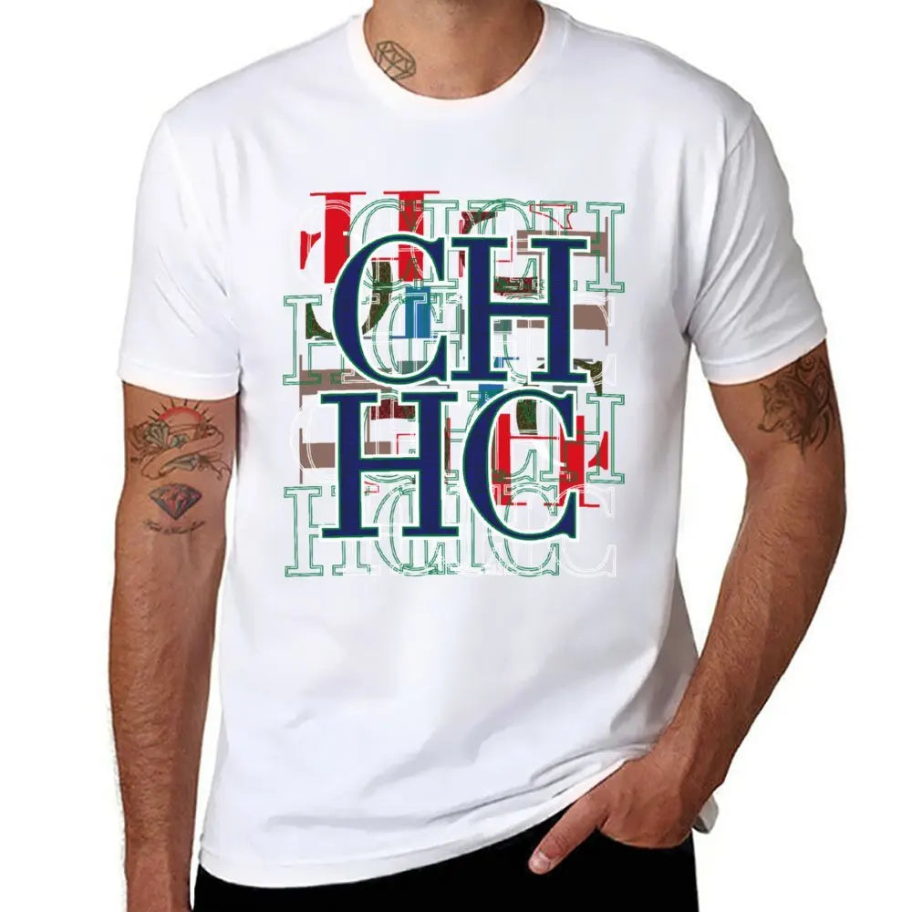 Mens Letter Pattern Cotton T Shirt Casual Tee For Everyday