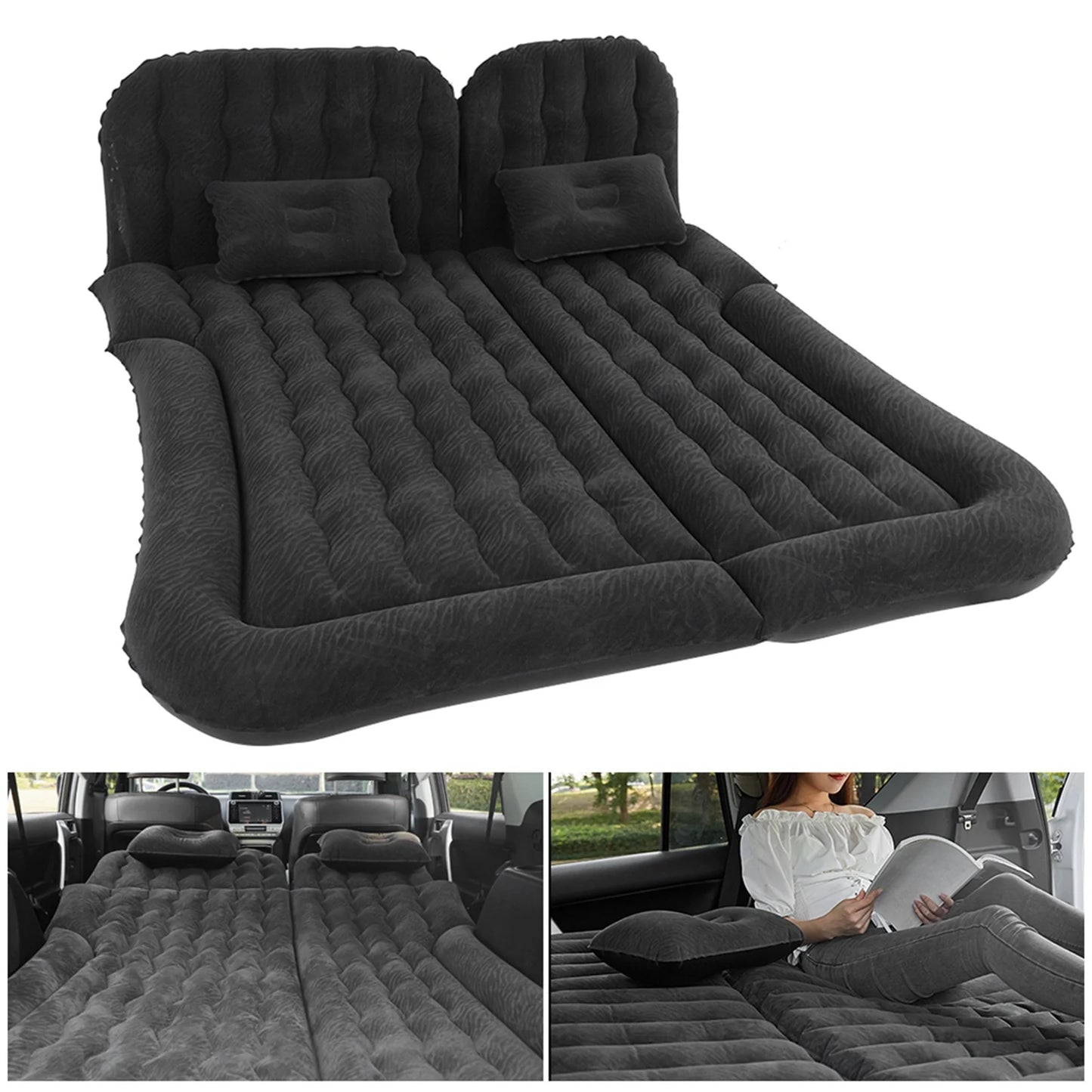 2‑In‑1 Multifunction Inflatable Travel Mattress for Cars