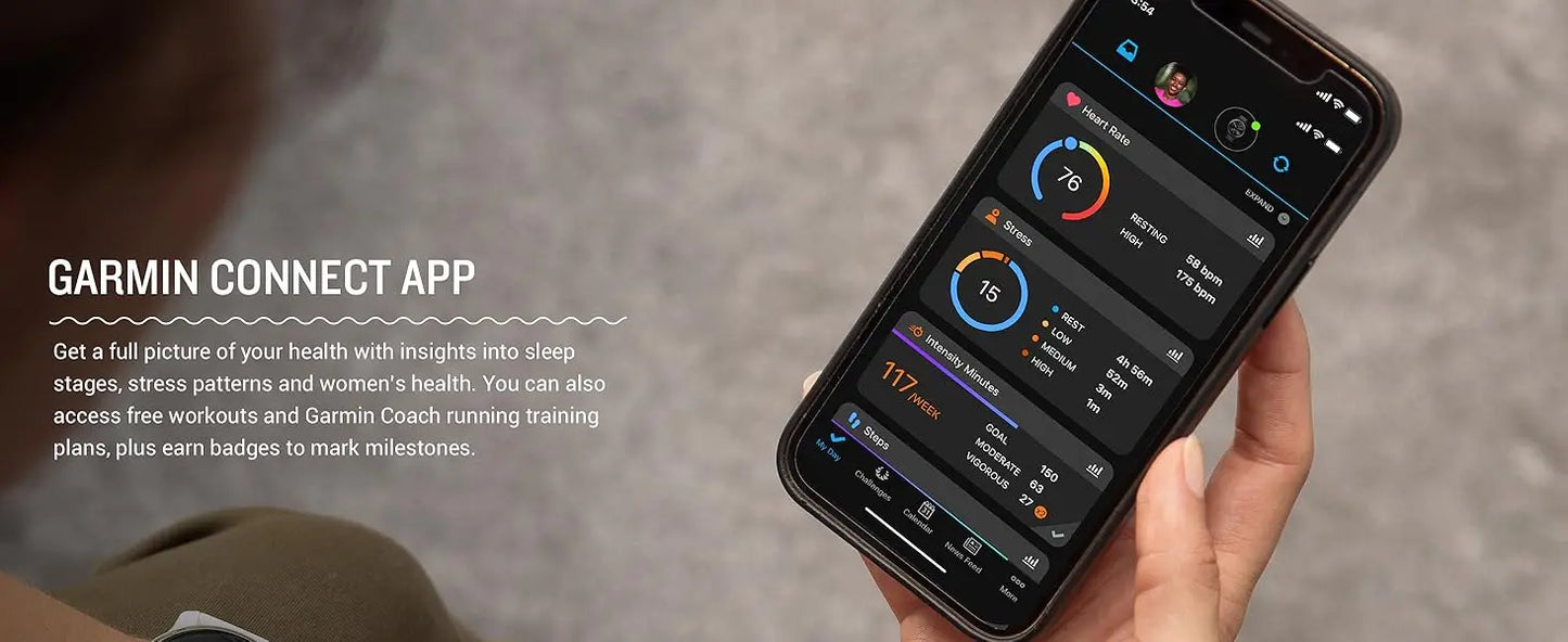 Sport, Hybrid Smartwatch, Health and Wellness Features, Touchscreen, Black