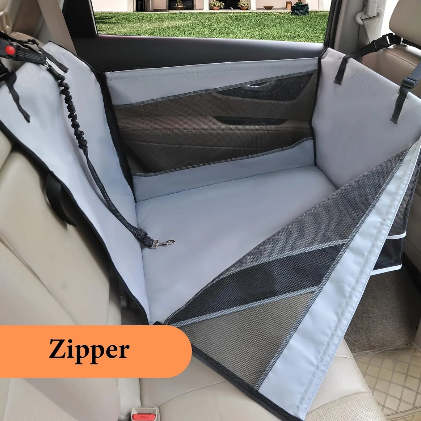 Large Dog Car Seat Extender Waterproof for Safe Travel