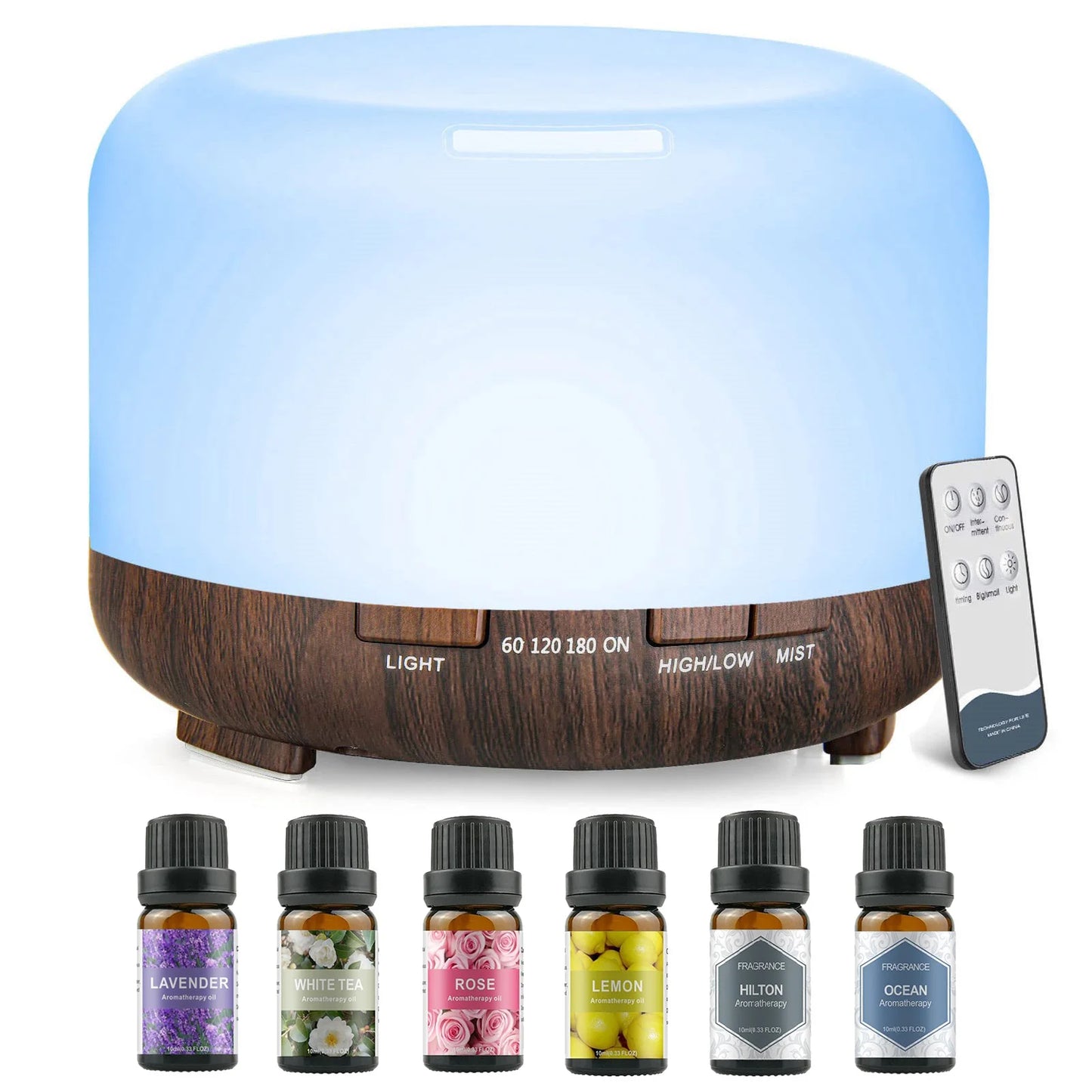 Aromatherapy Oil Diffuser With Essential Oil Set For Relaxation