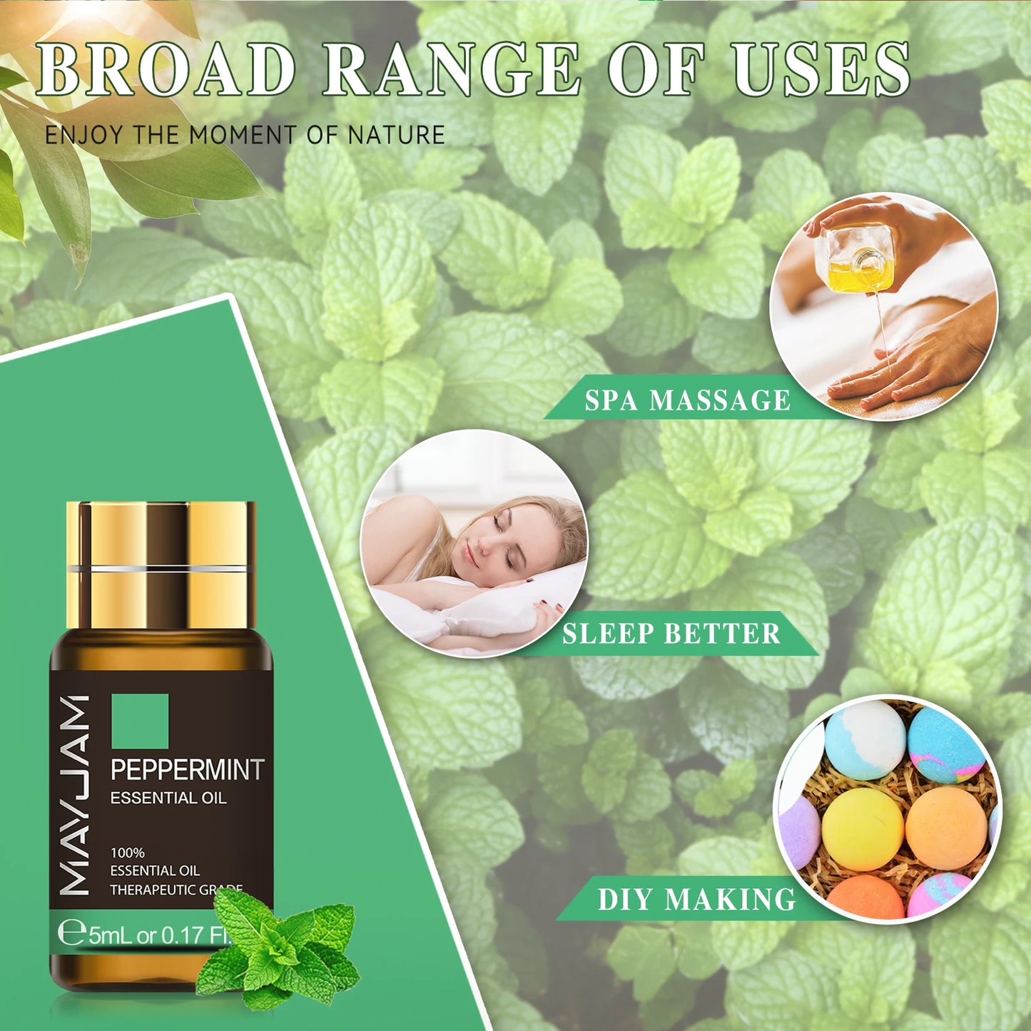35 Piece Essential Oils Set for Diffuser and Aromatherapy