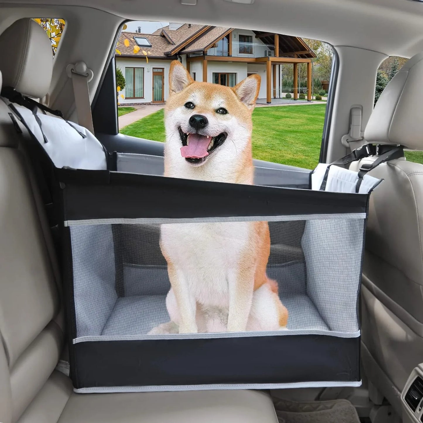 Large Dog Car Seat Extender Waterproof for Safe Travel