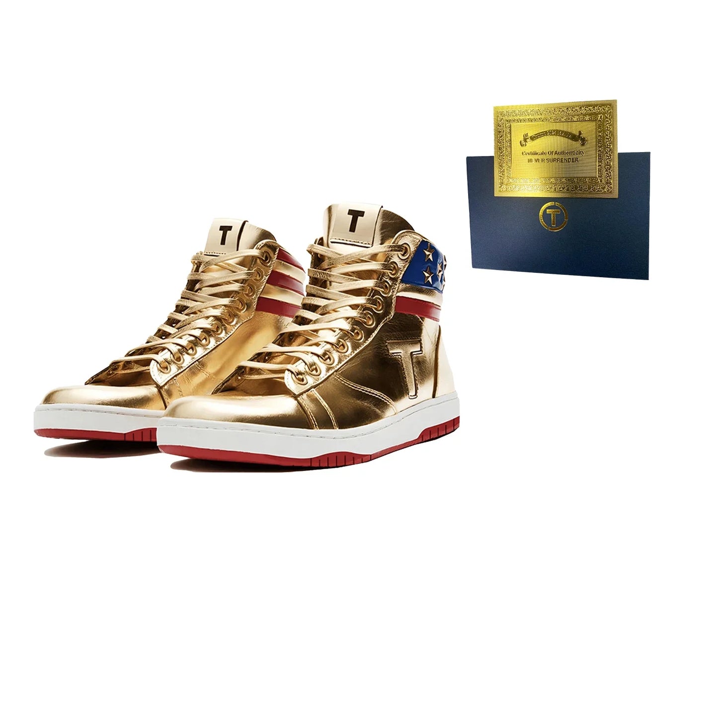 Casual Gold Shoes: Top Quality Big Sizes Running Sneakers