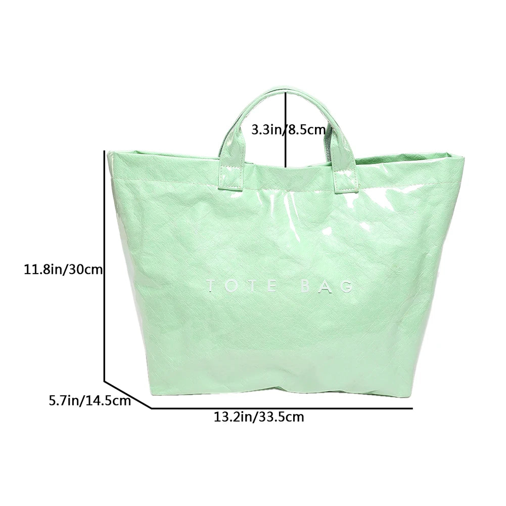 Large Shopping Bag Top Handle Purse for Women Fashion