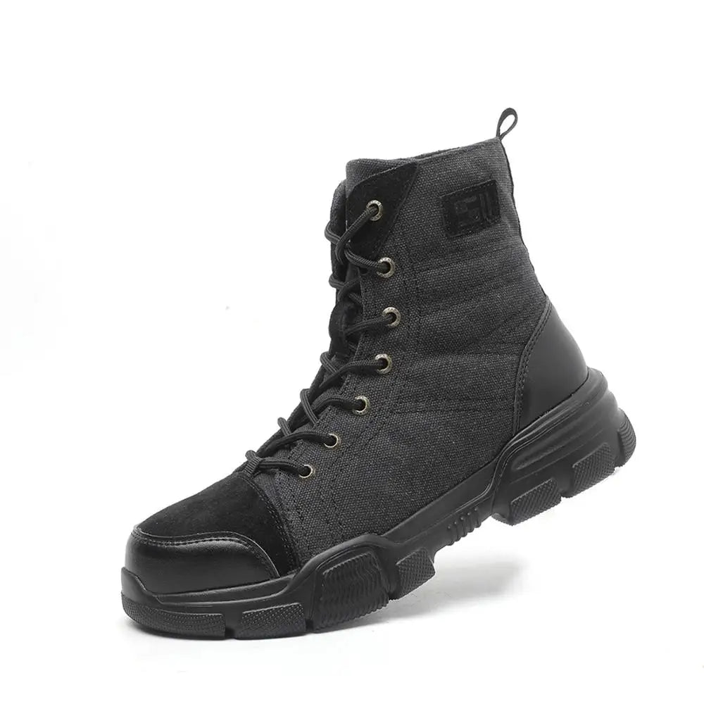 Men's Steel Toe SafetyWork Boots, Indestructible Design
