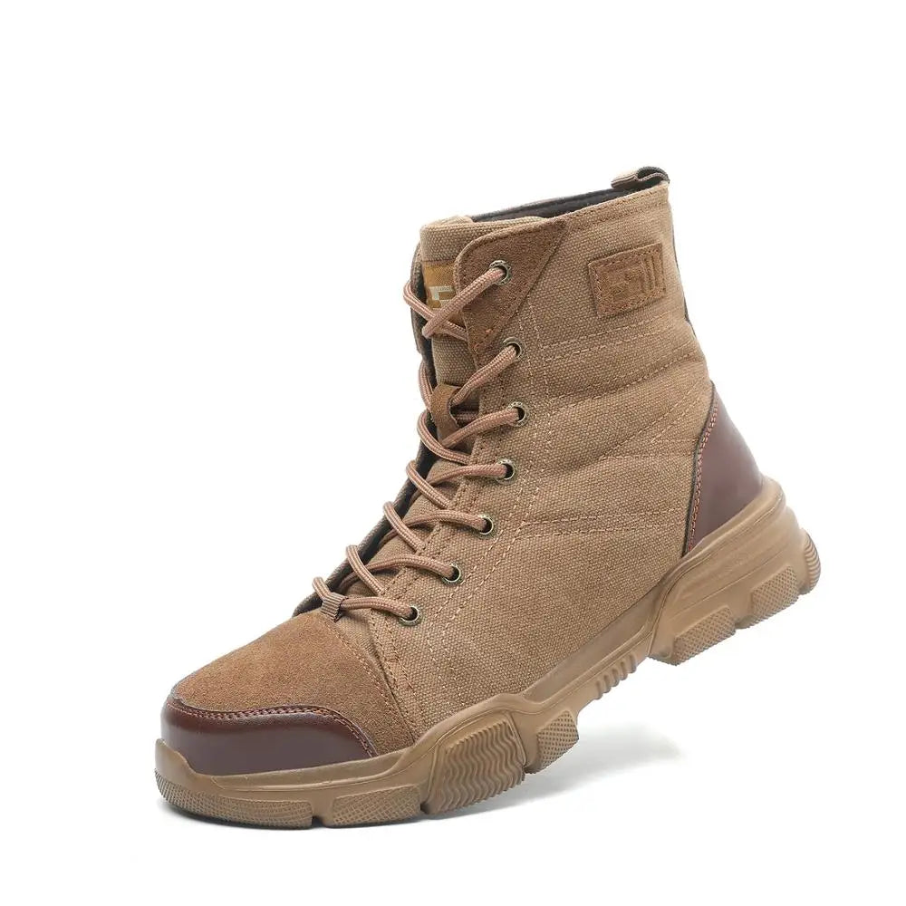 Men's Steel Toe SafetyWork Boots, Indestructible Design
