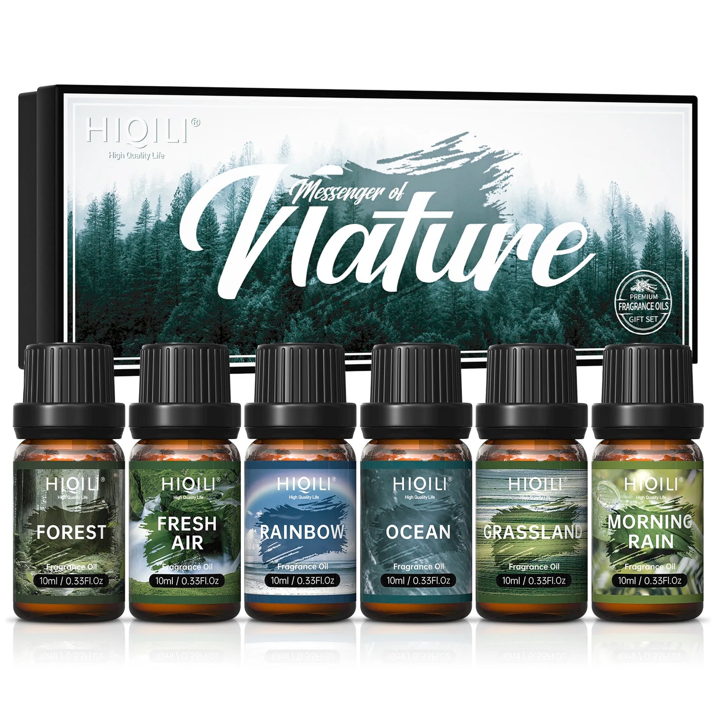 EssentialFragance Oils-Nature Theme Box of 6 Set