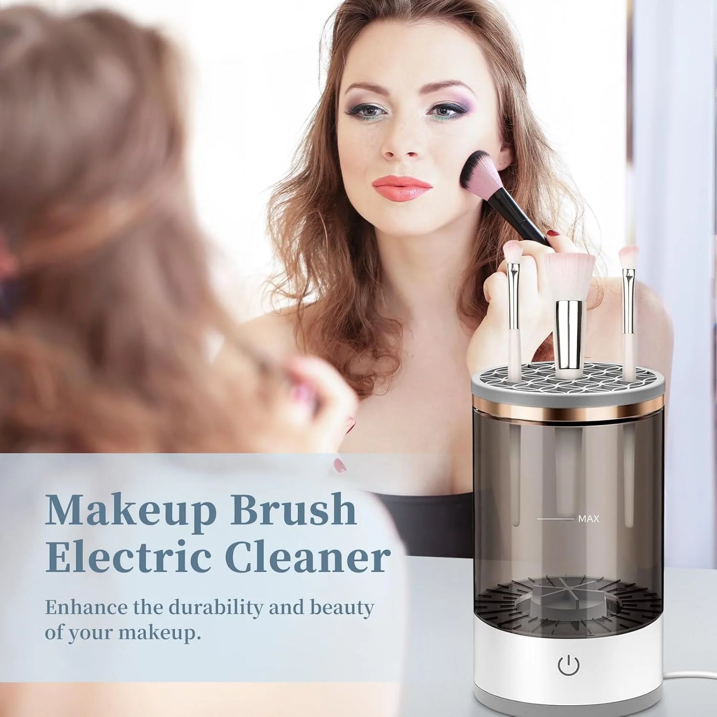 Deep Cleaning Machine for Makeup Brushes - All Types Portable