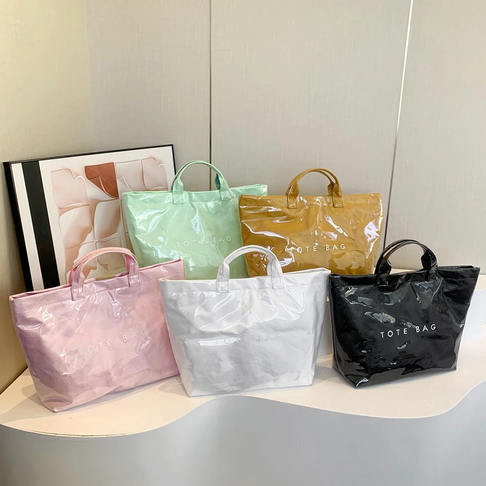 Large Shopping Bag Top Handle Purse for Women Fashion