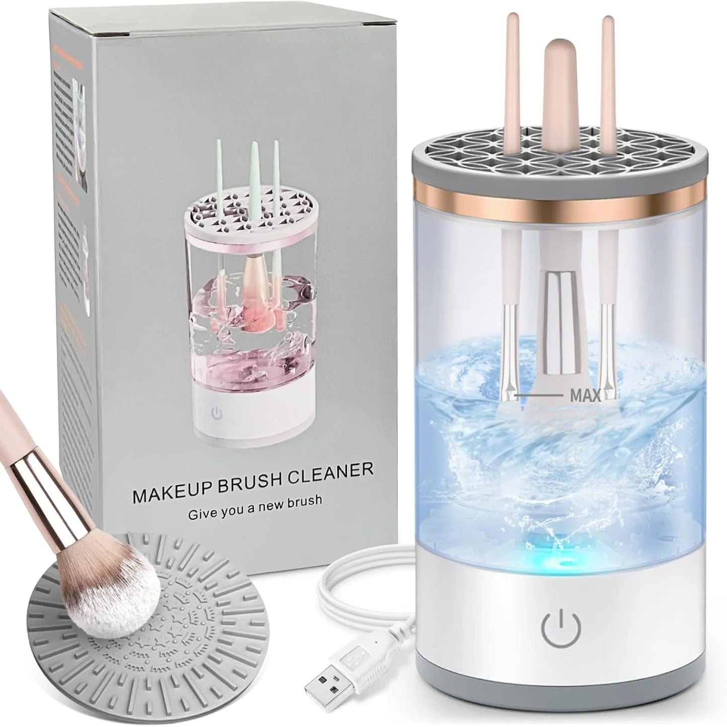 Deep Cleaning Machine for Makeup Brushes - All Types Portable