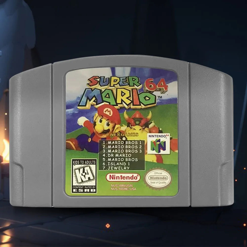 64 Bit Video Game Console Toys Game Collection Cartridge N64 Series