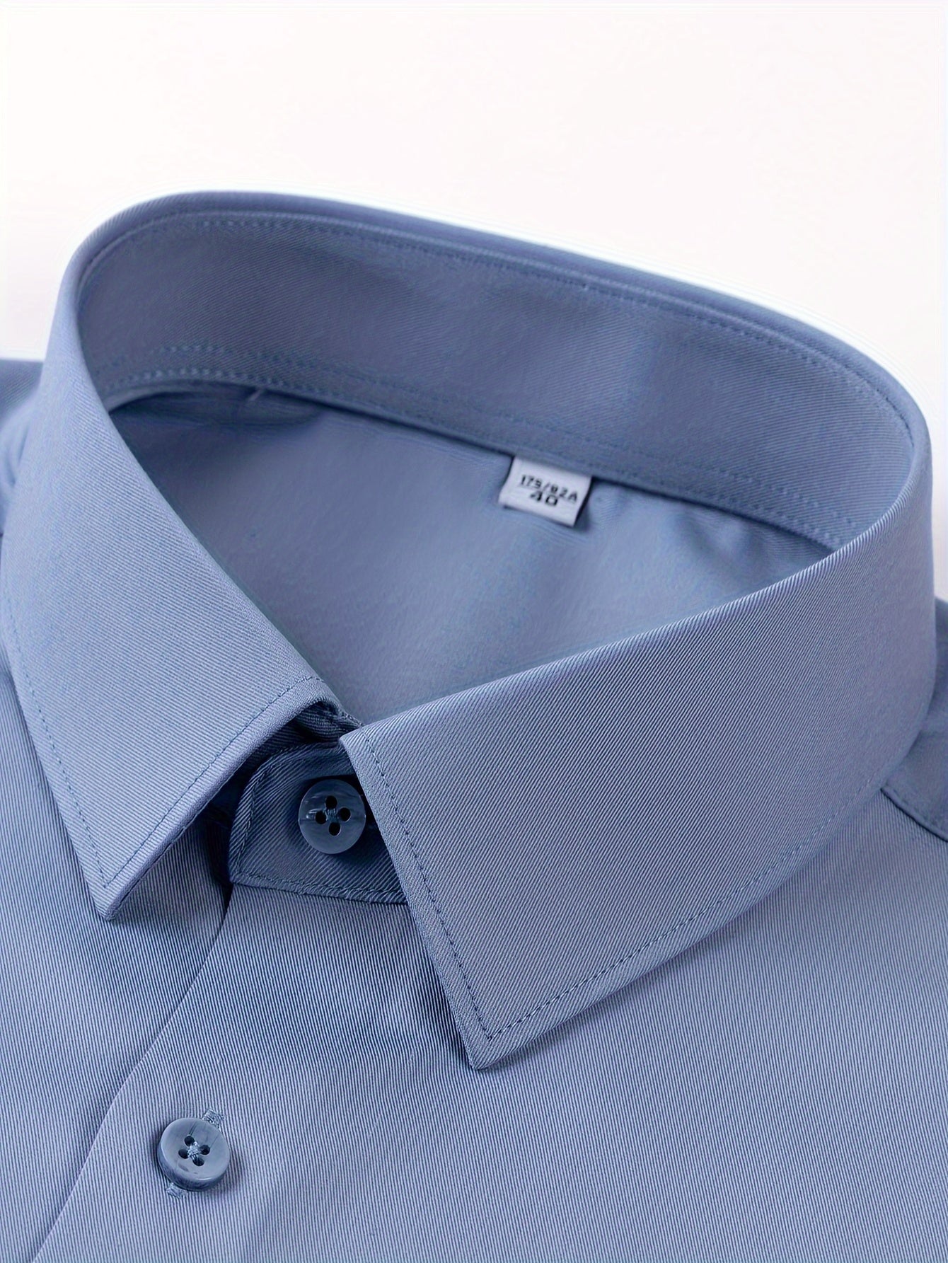 Men's Long-Sleeved Shirt, Iron-Free, Waterproof, Oil-Free