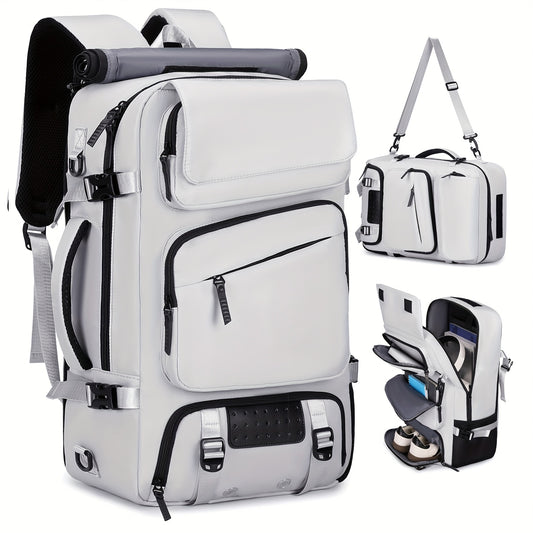 Travel Backpack, Large Capacity Carry On, Airline Approved Shoe Compartment,