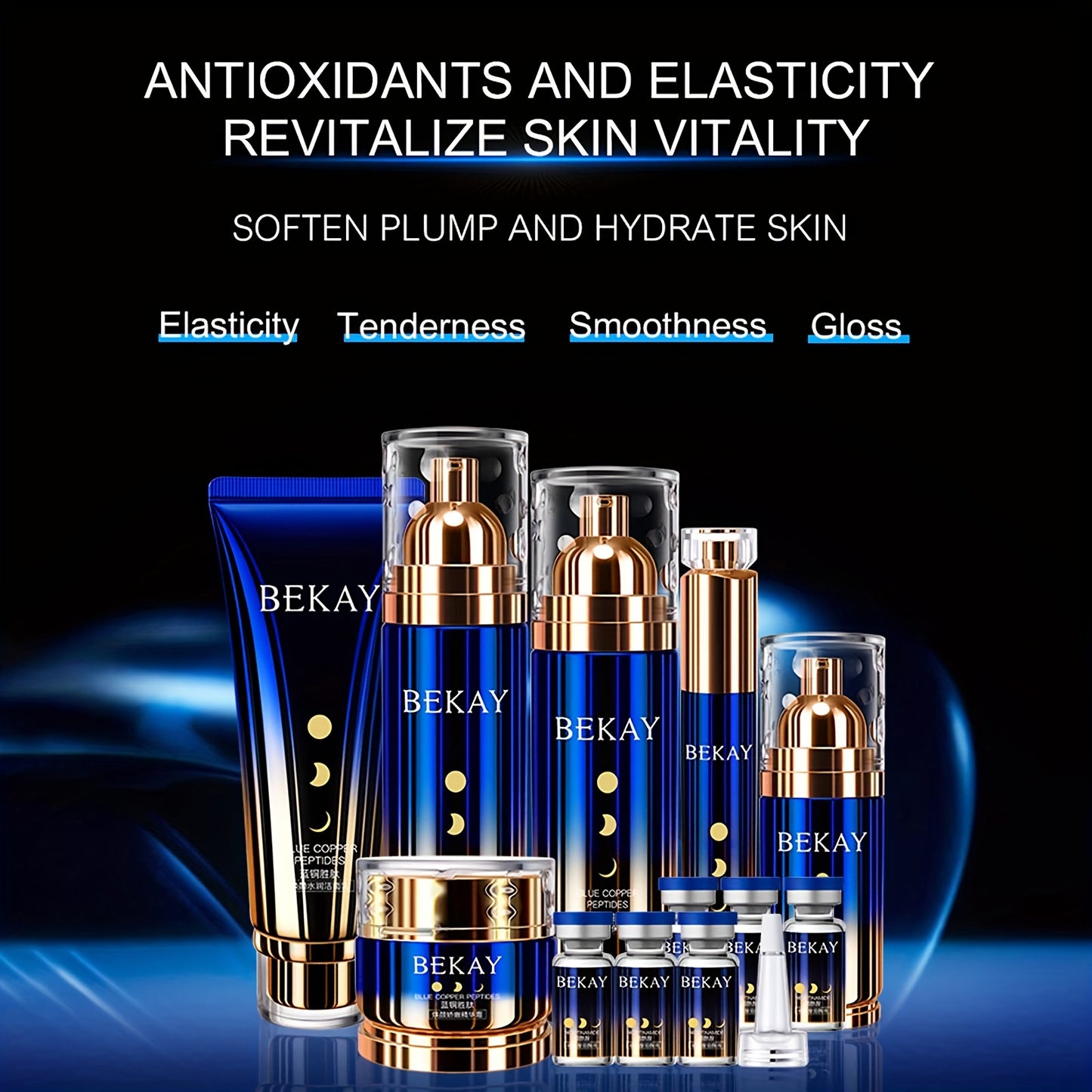 Blue Copper Peptide Skin Care Set