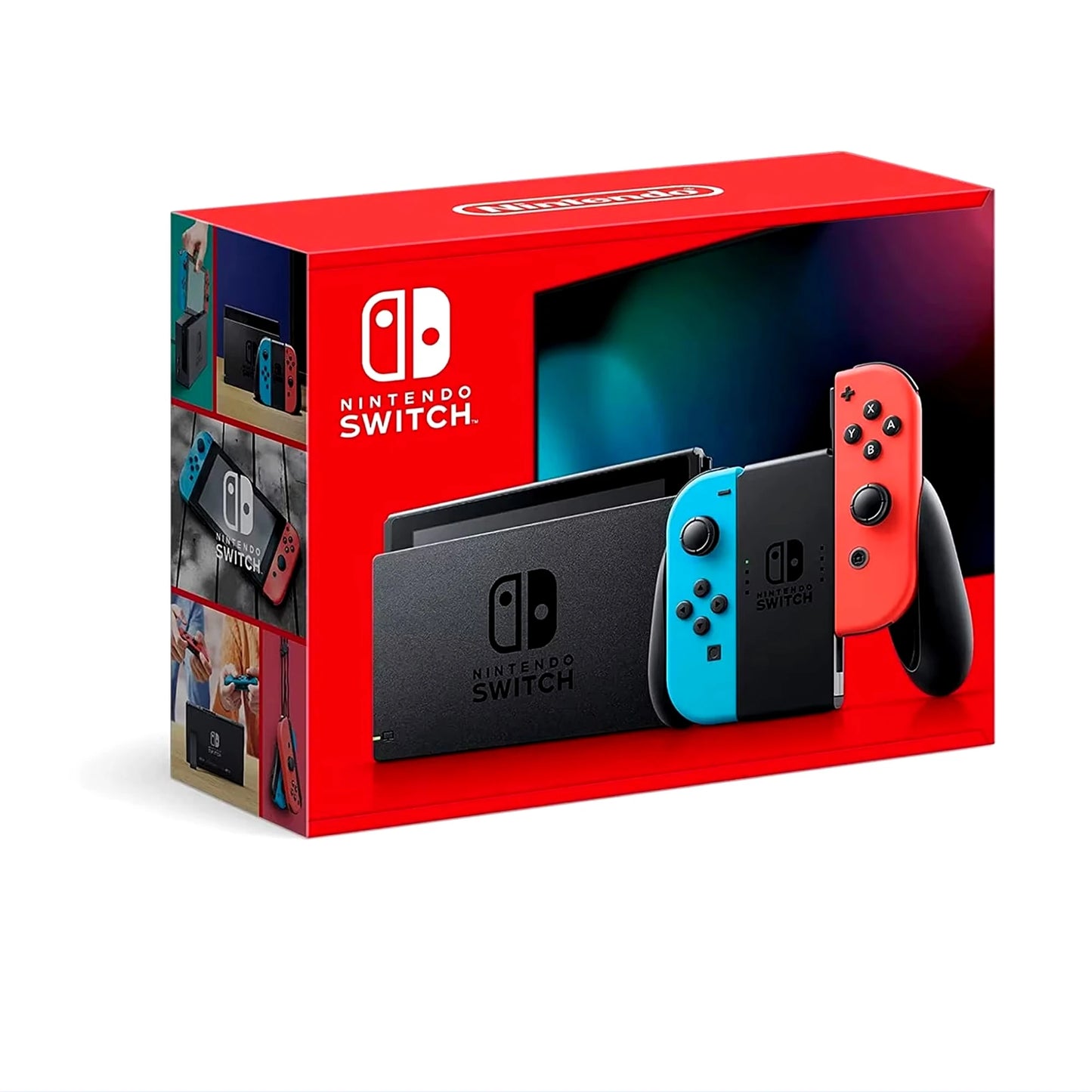 Gaming Console -  Switch Console w/ Neon Blue & Red Joy-Con