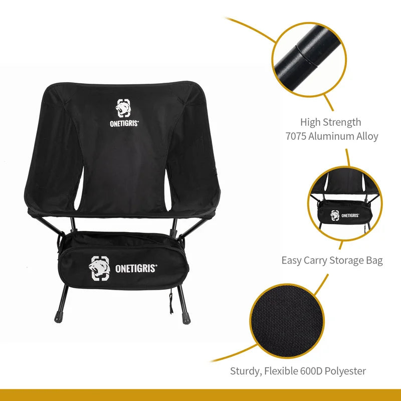 Multicam Foldable Outdoor Camping Chair Portable Aluminum