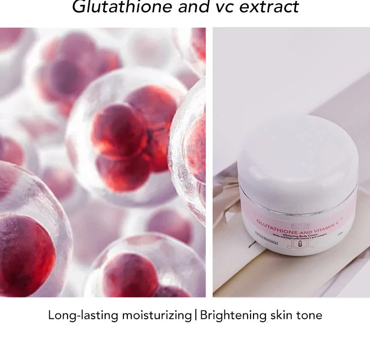 Whitening Body Skin Care Cream,  Remove Dark Spots, Glutathion, Shea Butter, Moisturizing