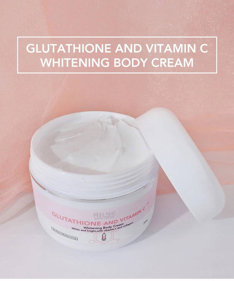 Whitening Body Skin Care Cream,  Remove Dark Spots, Glutathion, Shea Butter, Moisturizing