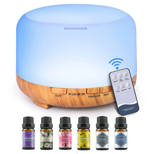 Aromatherapy Oil Diffuser With Essential Oil Set For Relaxation