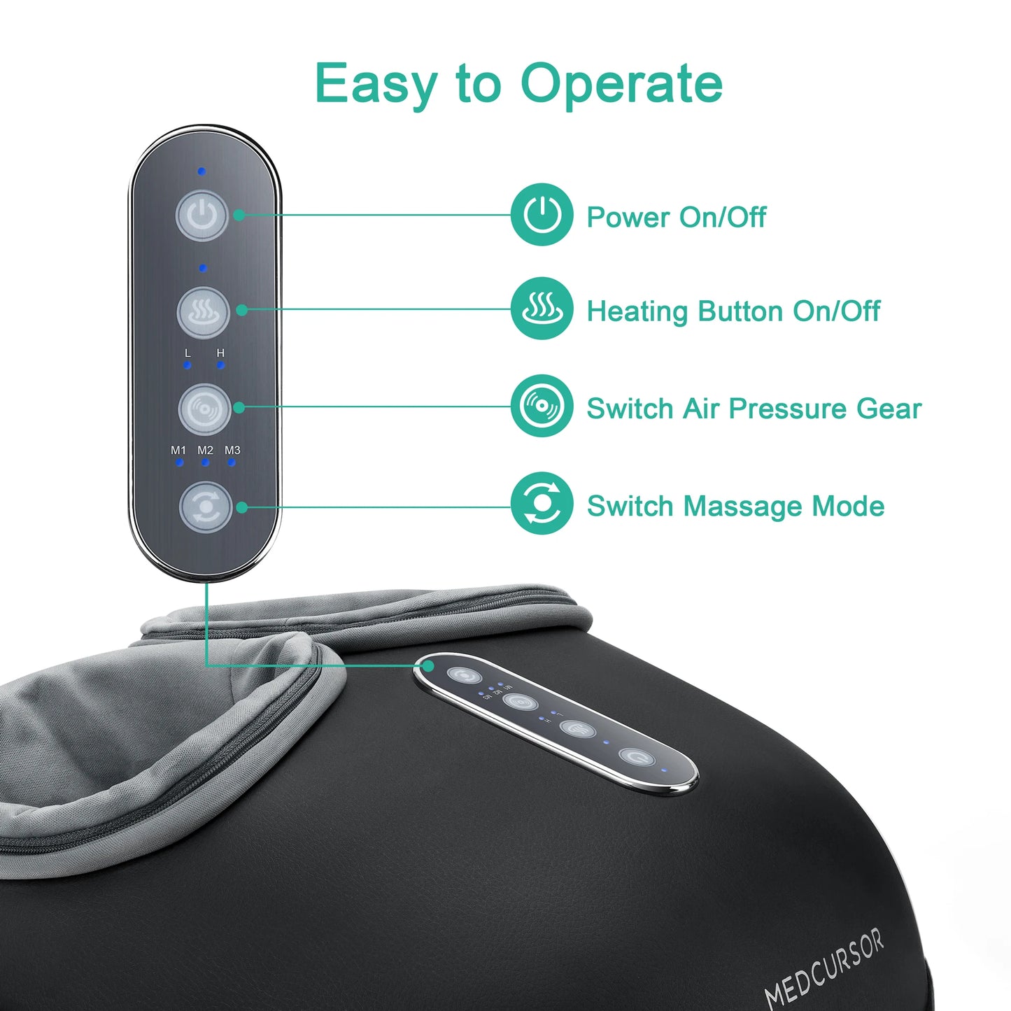 Shiatsu Foot Massager Machine for Pain Relief and Relaxation