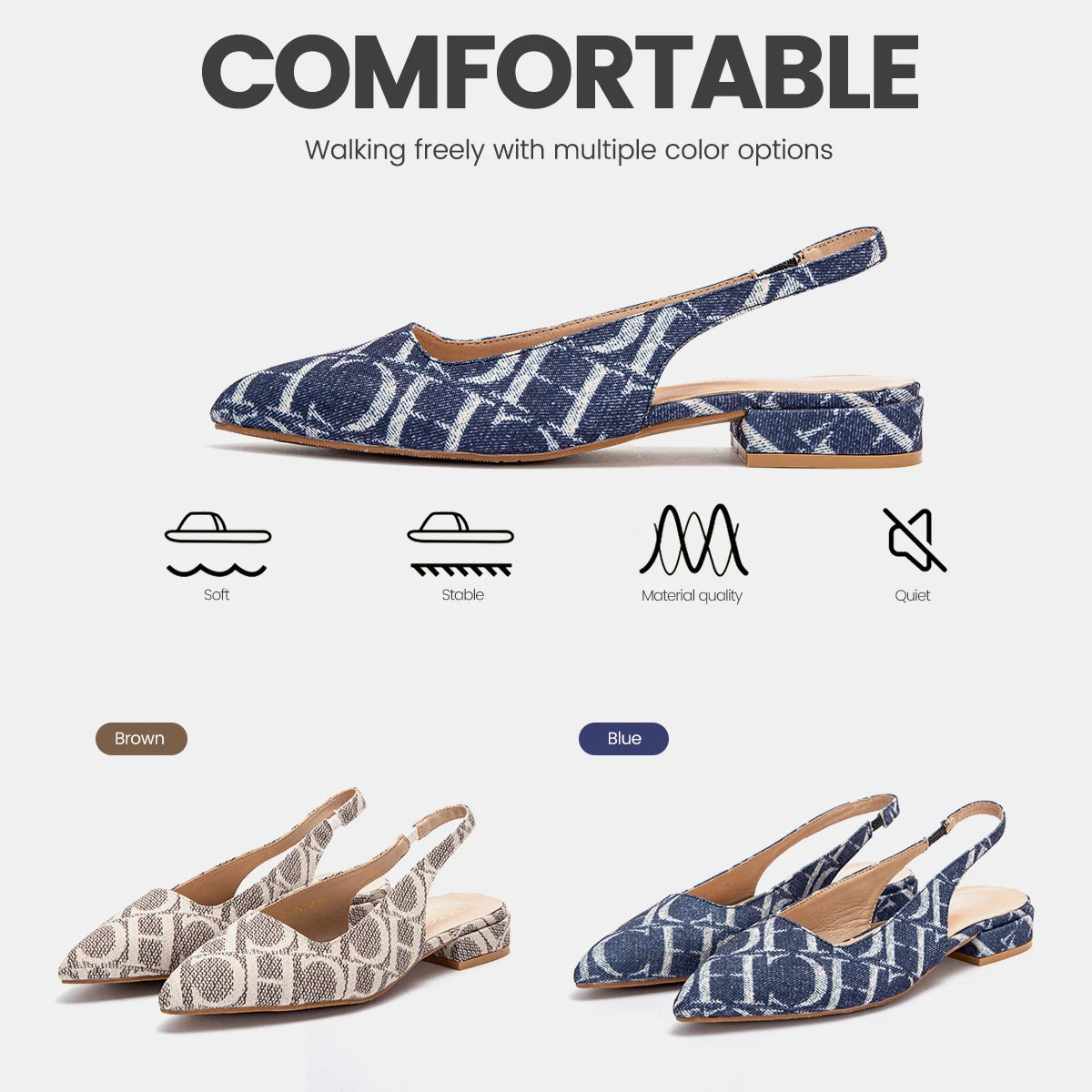 Summer Low Heel Ankle Strap Sandals for Effortless Style