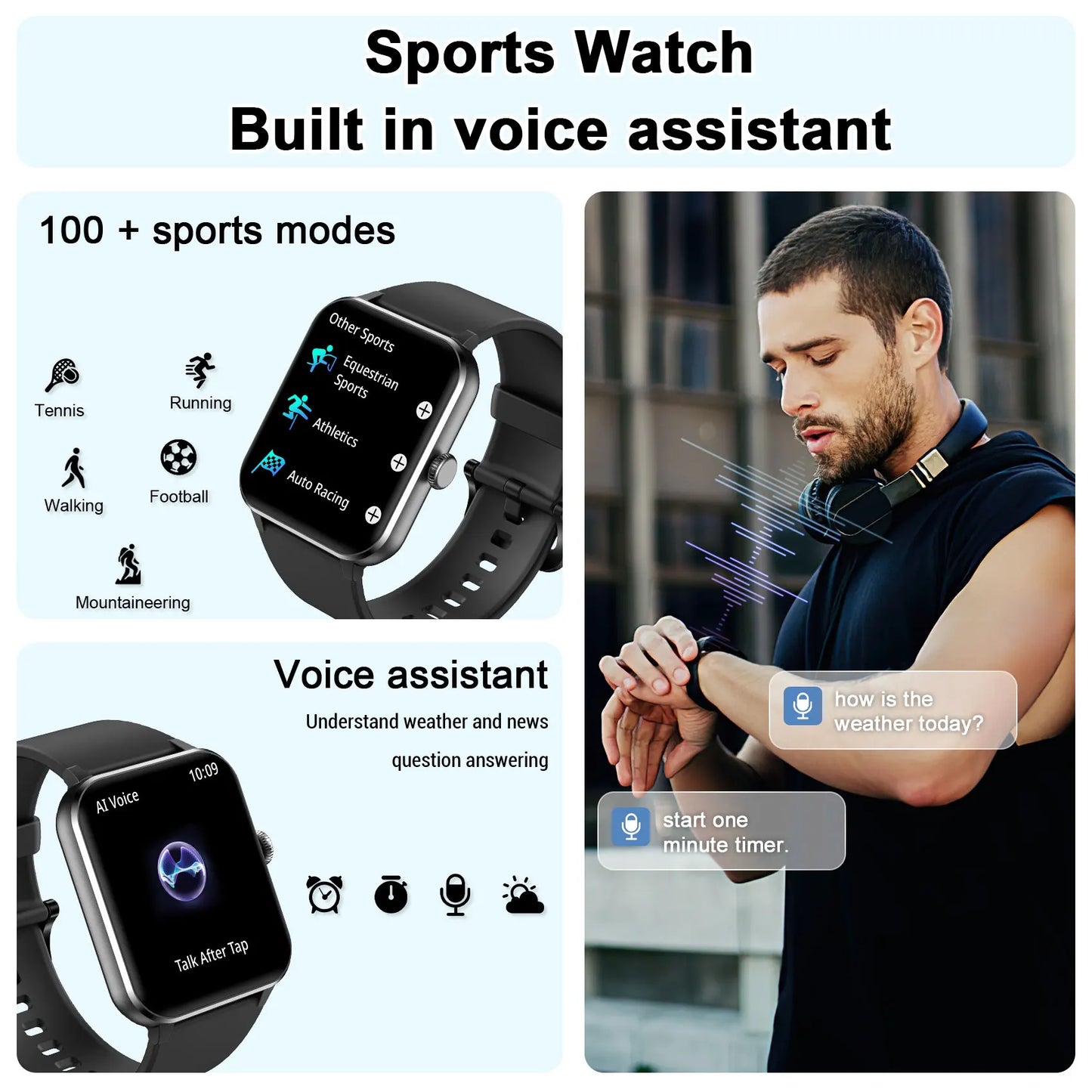 Smart Watch 1.85" TFT HD Screen