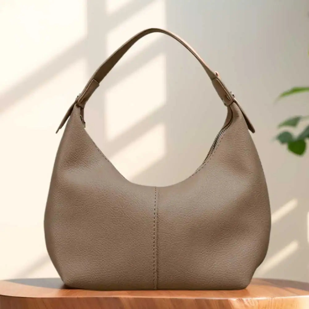 Small Causal Tote Handbag,  PU Leather, Hobo Clutch or Shoulder