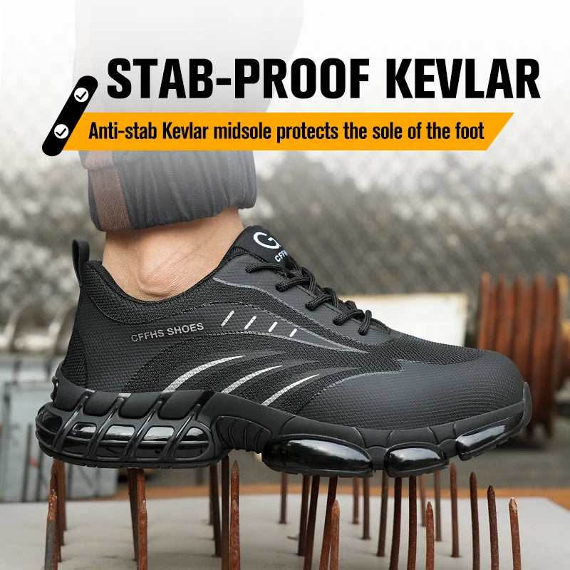 Breathable Lightweight Anti-Safety Shoes for Ultimate Protection