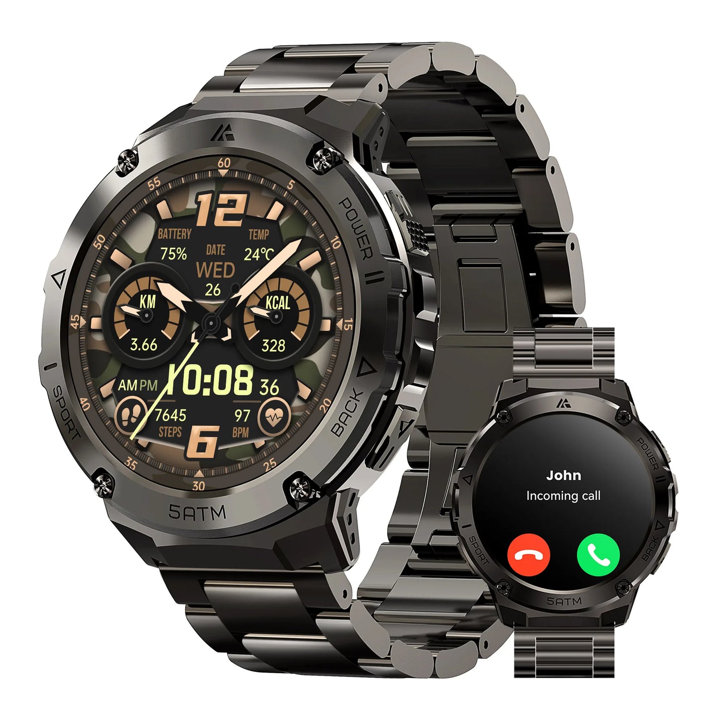 Ticwris T3E GPS Smart Watch Waterproof Compass Bluetooth