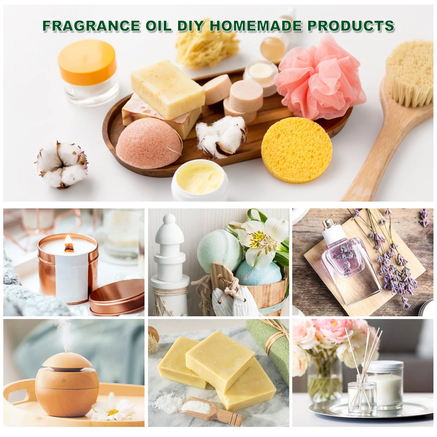 35 Piece Essential Oils Set for Diffuser and Aromatherapy