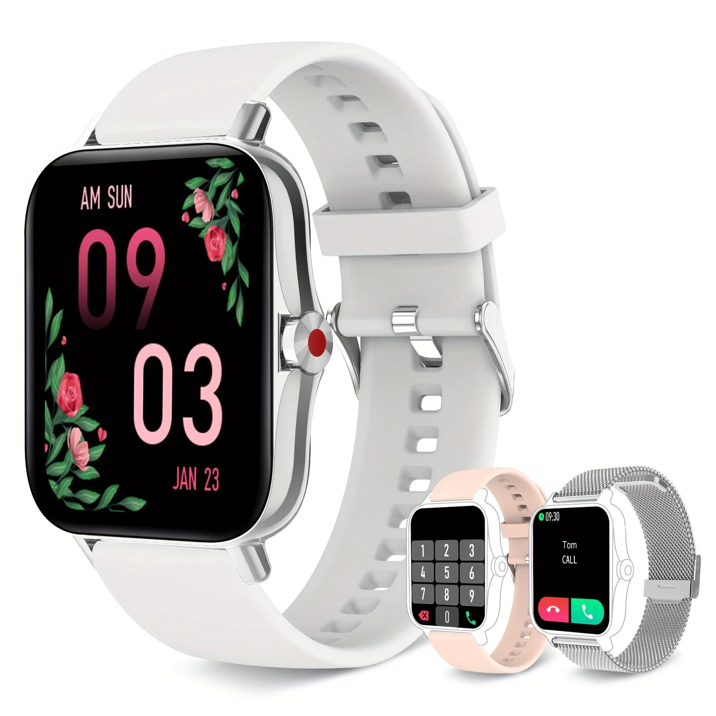 Smart Watch With Fitness Tracker And Health Monitoring Features