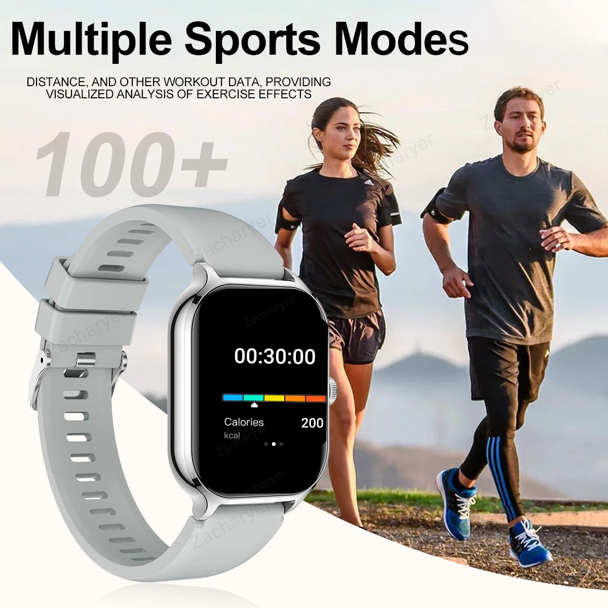 Smart Watch with Wireless Dialing and Multi Sport Modes