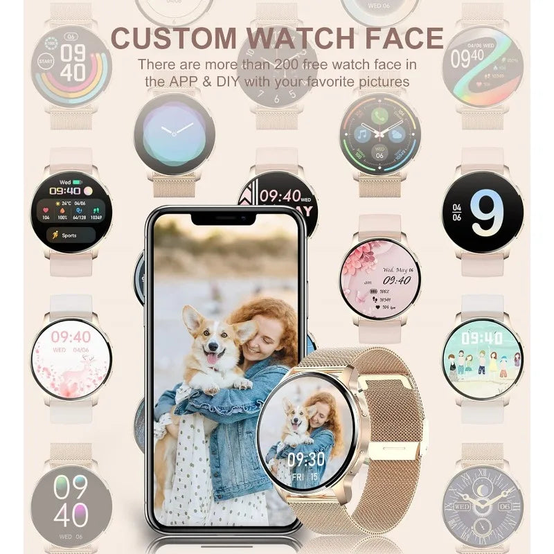 Smart Watch with Fitness Tracker and Call Functionality for All