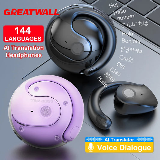 AI Translation Wireless Bluetooth Earphones For Global Communication