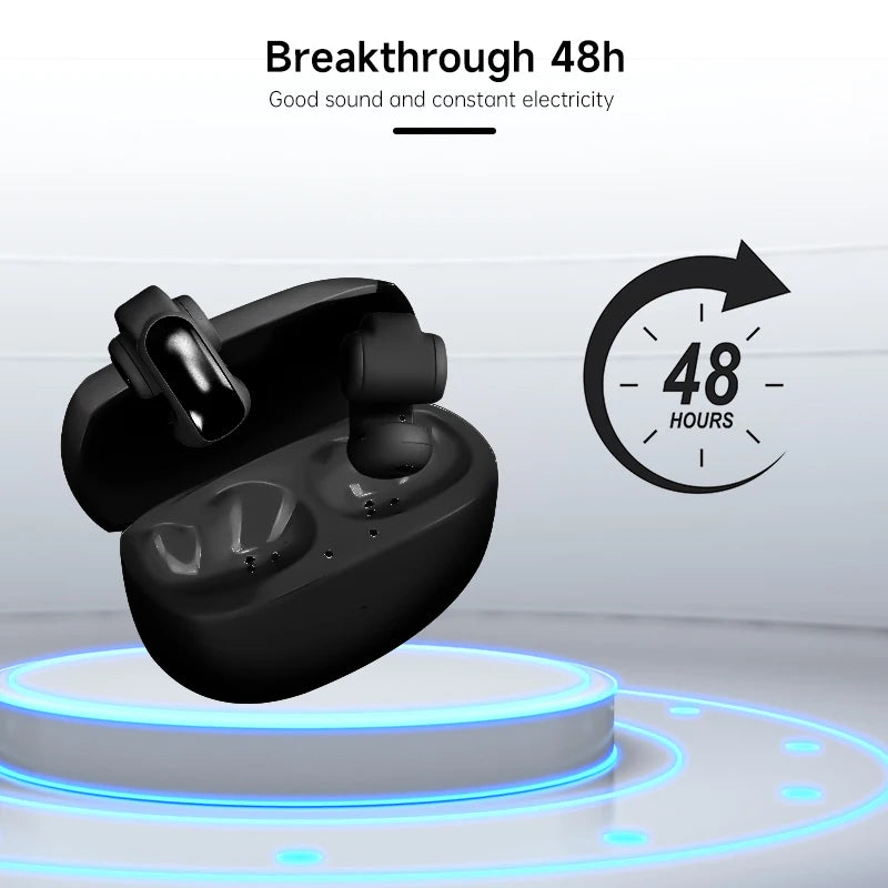 Wireless Bluetooth 5.3 Earbuds with Noise Reduction and Waterproof Design