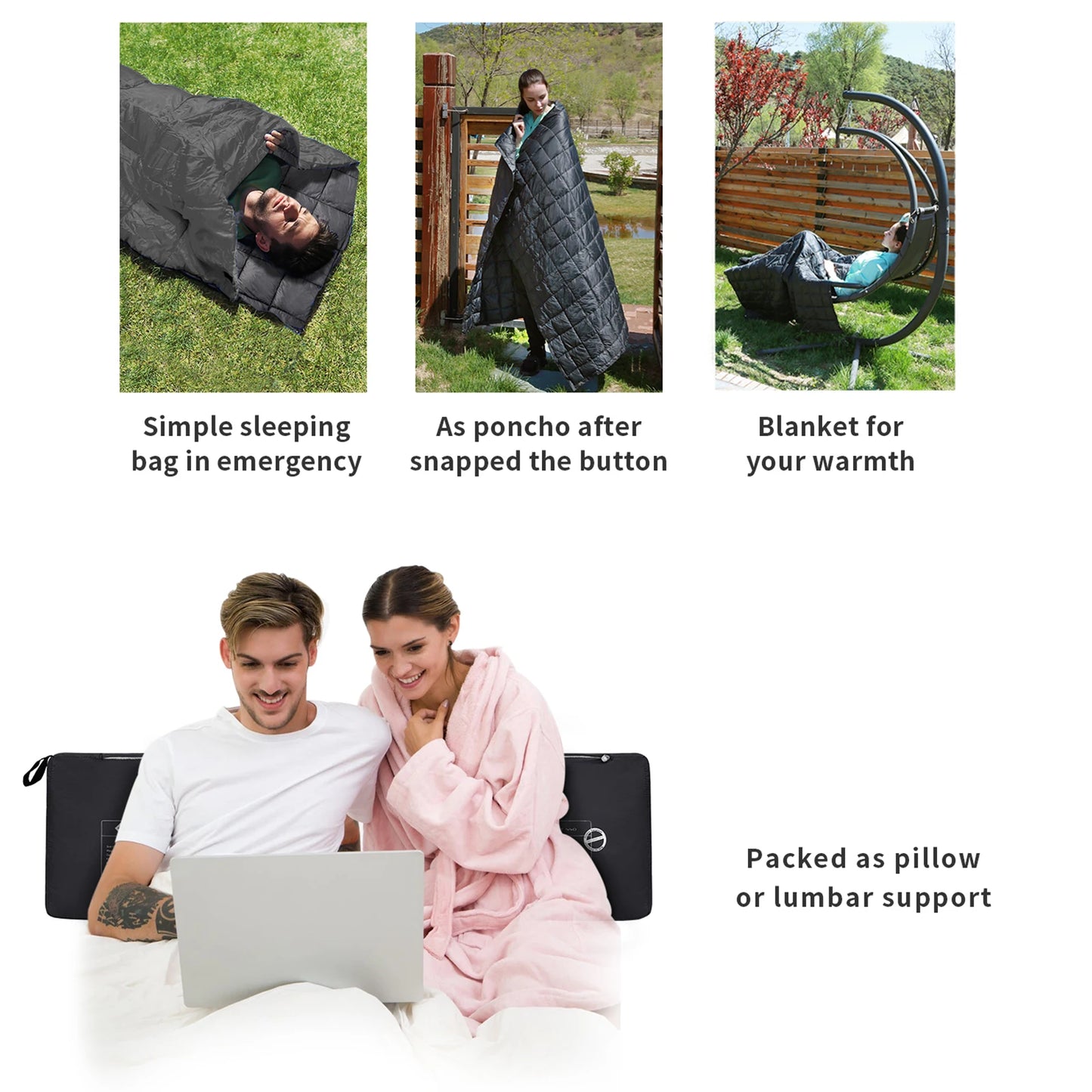 Camp Multifunctional Warm Camping Quilt Insulation Blanket