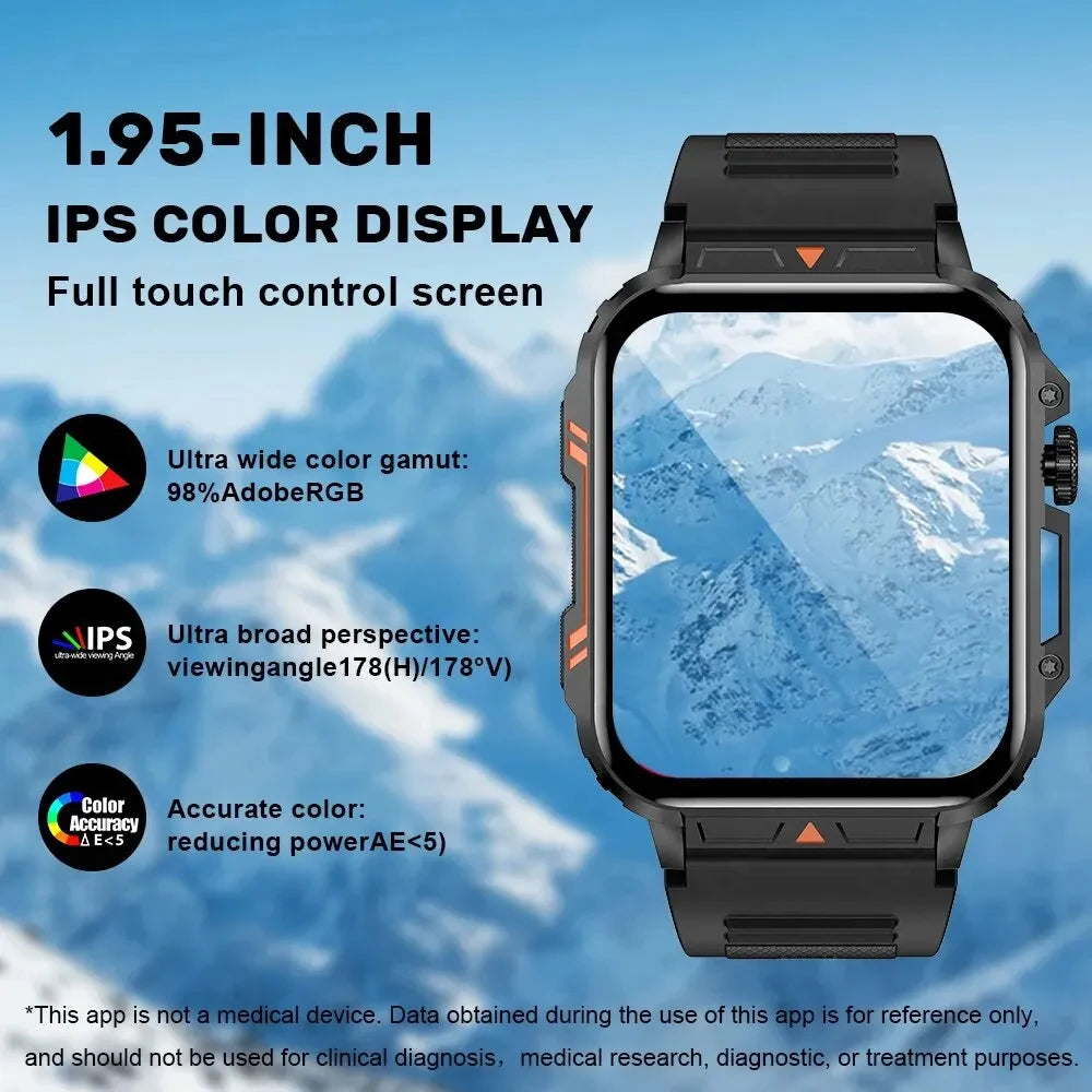 Men's Smart Watch with Bluetooth Calling and Heart Rate Monitor