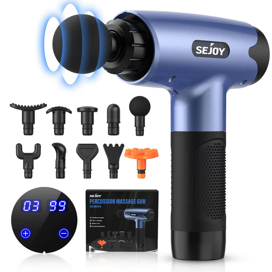 10 Speed Deep Tissue Massage Gun for Muscle Relief